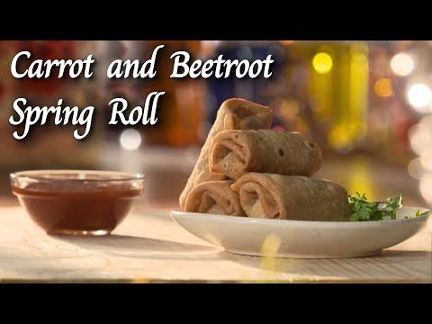 Carrot And Beetroot Roll